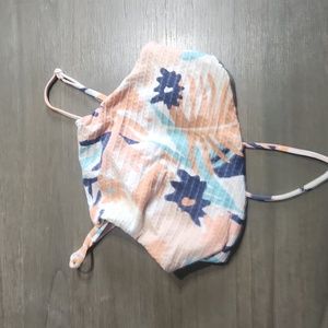 ROXY bikini top, floral multi color, size XS